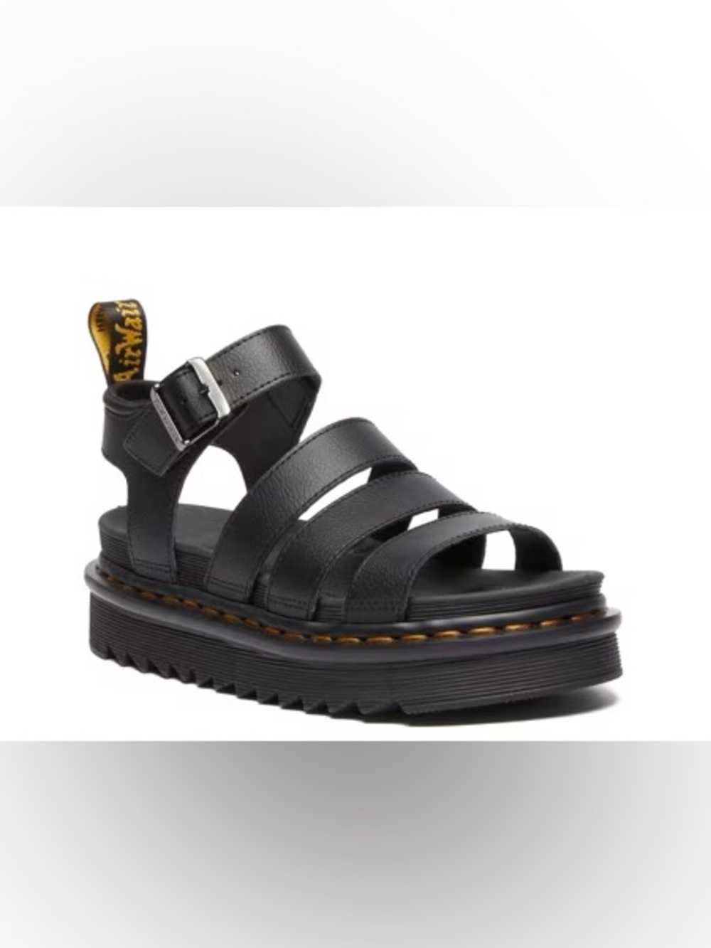 Dr. Marten Blaire Sandal - Black, Size 7